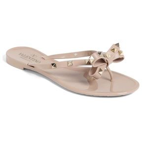 Valentino Rock Stud flip flops!